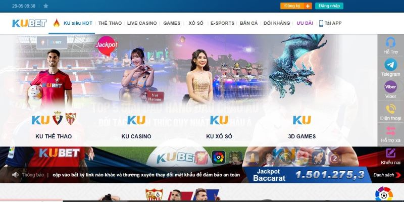 Các phương thức liên hệ chăm sóc khách hàng tại Kubet